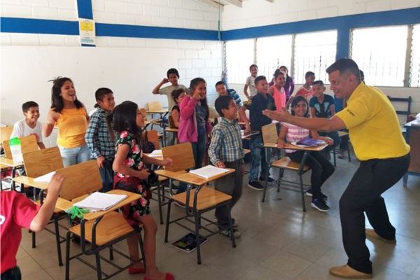 Classroom activities at the elementary school