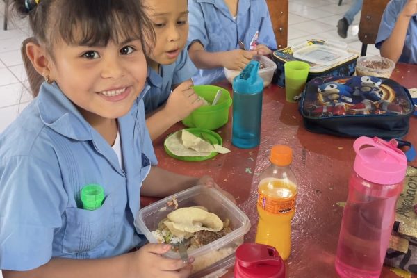 Lunchtime at the elementary school